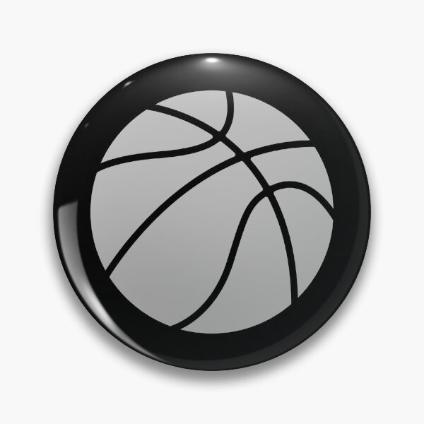 Item preview, Minimalist Silver Basketball Graphic designed and sold by pattern-archive.