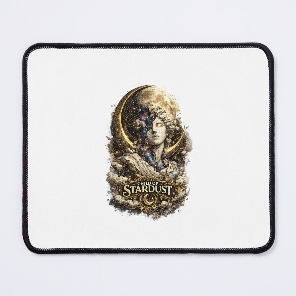 Item preview, Child of Stardust | Celestial Moon Goddess Vintage Graphic T-Shirt designed and sold by Norique_7.