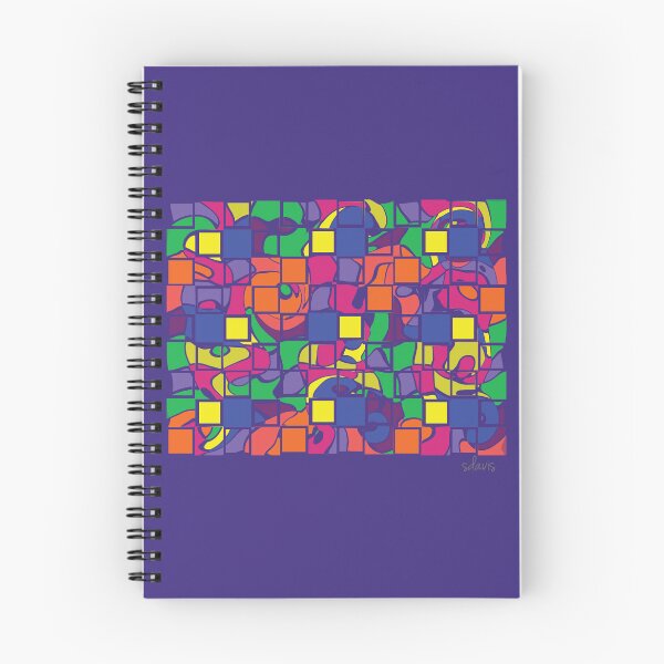Item preview, Geometric Abstract Squares 8526 designed and sold by mandalafractal.