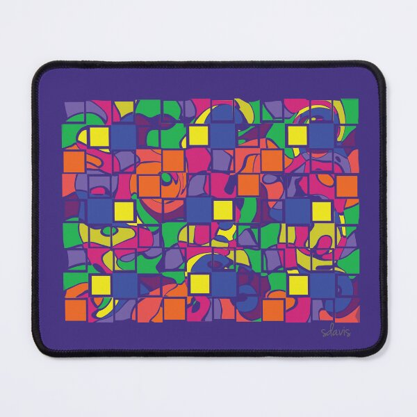 Item preview, Geometric Abstract Squares 8526 designed and sold by mandalafractal.