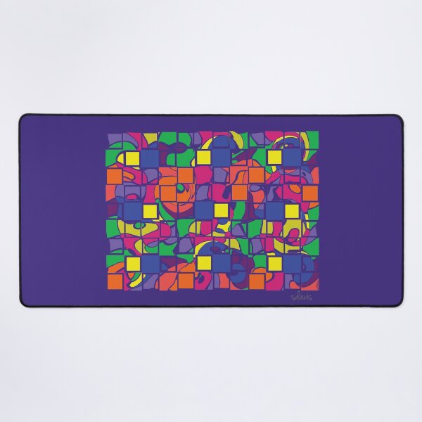 Item preview, Geometric Abstract Squares 8526 designed and sold by mandalafractal.