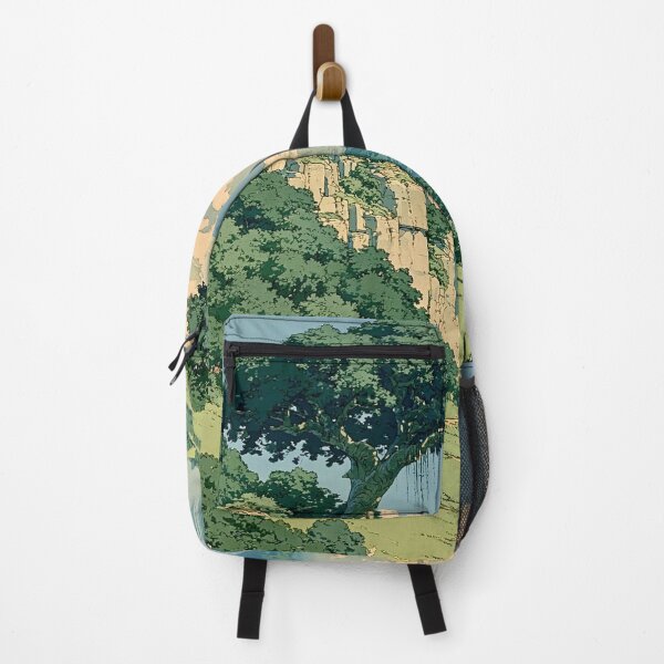 Item preview, Anime Landscape Wall Art Vintage Ghibli Inspired Print Fantasy Valley Waterfall Nature Printable Digital Download Aesthetic Poster designed and sold by AnimeWaifuMaterial.