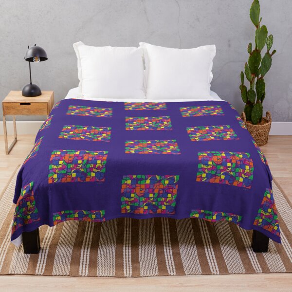 Item preview, Geometric Abstract Squares 8526 designed and sold by mandalafractal.