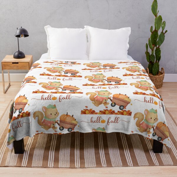 Item preview, Cute Squirrel Carrying a Pumpkin | Cozy Autumn Woodland Animal designed and sold by BigDigital.