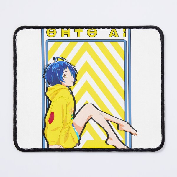 Item preview, Ohto Ai Bright Yellow Anime Girl With Blue Hair designed and sold by RaymondGnLTees.