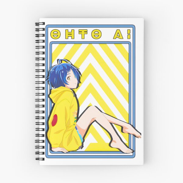Item preview, Ohto Ai Bright Yellow Anime Girl With Blue Hair designed and sold by RaymondGnLTees.