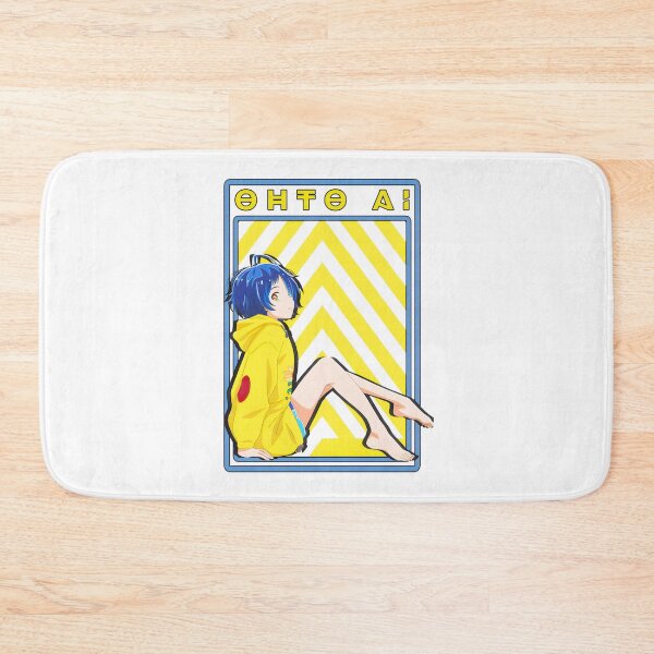Item preview, Ohto Ai Bright Yellow Anime Girl With Blue Hair designed and sold by RaymondGnLTees.