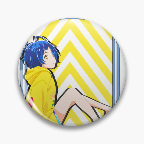 Item preview, Ohto Ai Bright Yellow Anime Girl With Blue Hair designed and sold by RaymondGnLTees.