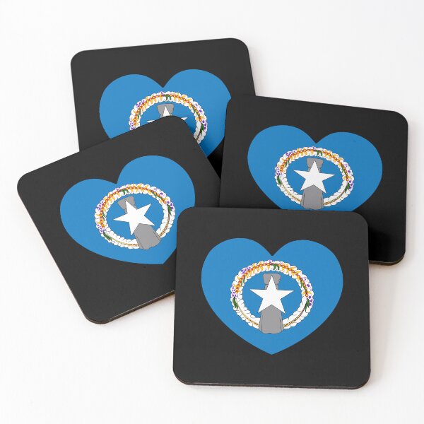 Item preview, Northern Mariana Islands Flag Heart MP designed and sold by shitpostee.