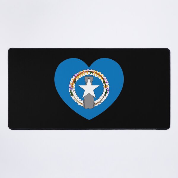 Item preview, Northern Mariana Islands Flag Heart MP designed and sold by shitpostee.