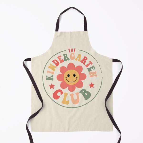 Item preview, The Kindergarten Club Retro Smiley Flower Back to School Sticker designed and sold by TaraGbear.