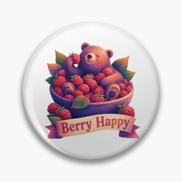 Item preview, A bear with raspberries designed and sold by Designfs.