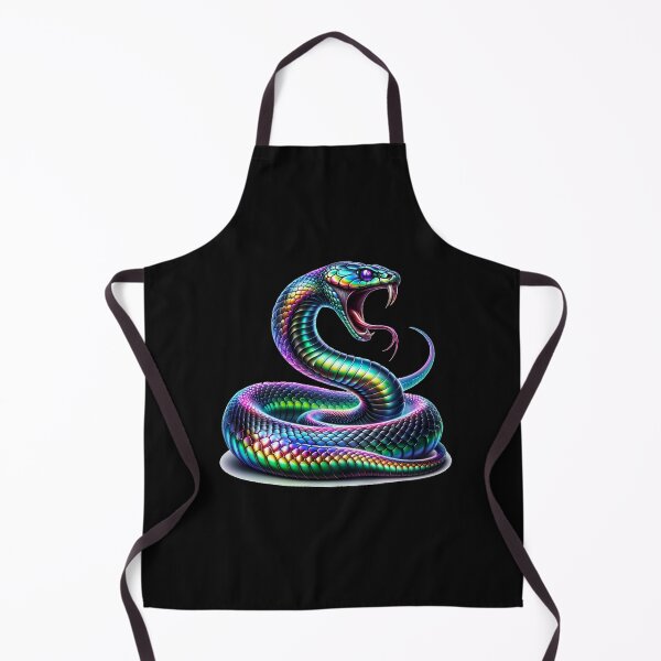 Item preview, Iridescent Rainbow Snake Illustration designed and sold by flashARTstudio.
