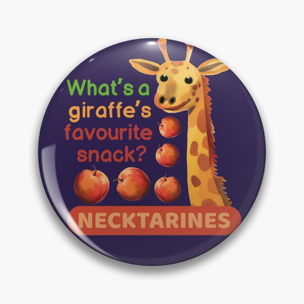 Item preview, What's a giraffe's favourite snack? Necktarines designed and sold by glowvim.