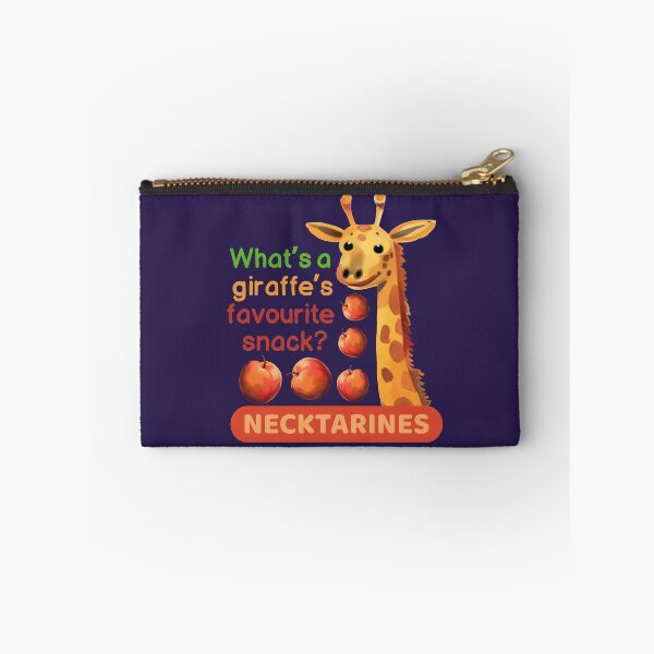 Item preview, What's a giraffe's favourite snack? Necktarines designed and sold by glowvim.