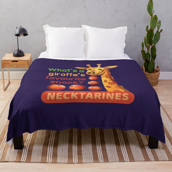 Item preview, What's a giraffe's favourite snack? Necktarines designed and sold by glowvim.