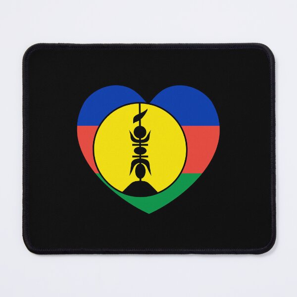 Item preview, New Caledonia Flag Heart NC designed and sold by shitpostee.