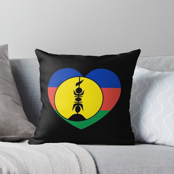 Item preview, New Caledonia Flag Heart NC designed and sold by shitpostee.