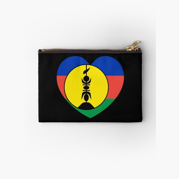 Item preview, New Caledonia Flag Heart NC designed and sold by shitpostee.