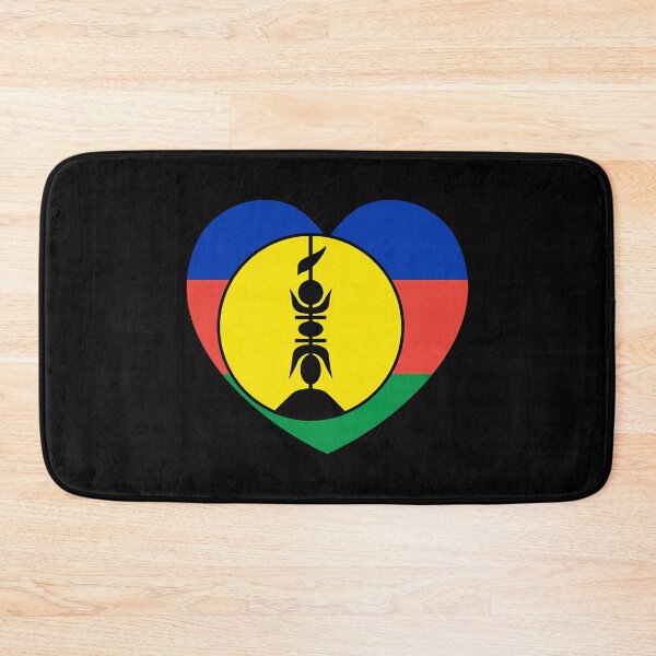 Item preview, New Caledonia Flag Heart NC designed and sold by shitpostee.