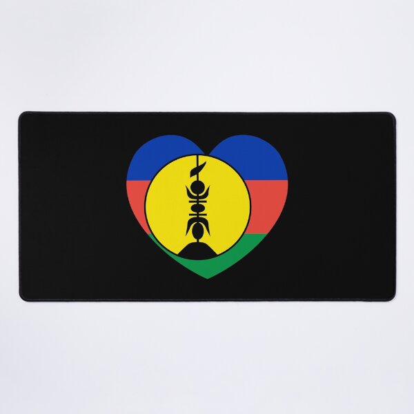Item preview, New Caledonia Flag Heart NC designed and sold by shitpostee.