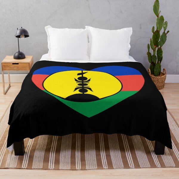 Item preview, New Caledonia Flag Heart NC designed and sold by shitpostee.