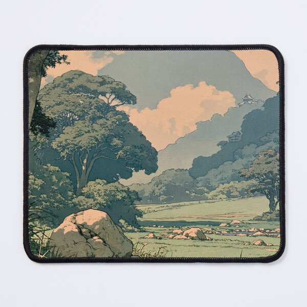Item preview, Japanese Landscape Woodblock Print Vintage Mountain Valley Wall Art Asian Nature Scene Printable Shin Hanga Poster Oriental Decor designed and sold by AnimeWaifuMaterial.