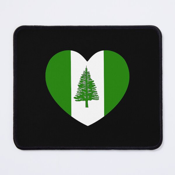Item preview, Norfolk Island Flag Heart NF designed and sold by shitpostee.