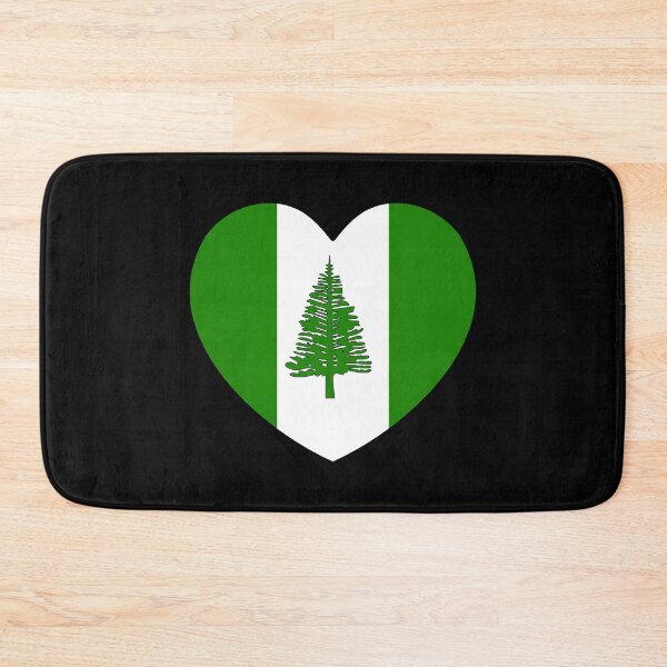 Item preview, Norfolk Island Flag Heart NF designed and sold by shitpostee.