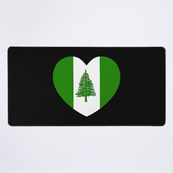 Item preview, Norfolk Island Flag Heart NF designed and sold by shitpostee.
