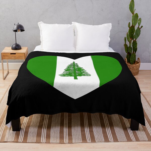 Item preview, Norfolk Island Flag Heart NF designed and sold by shitpostee.