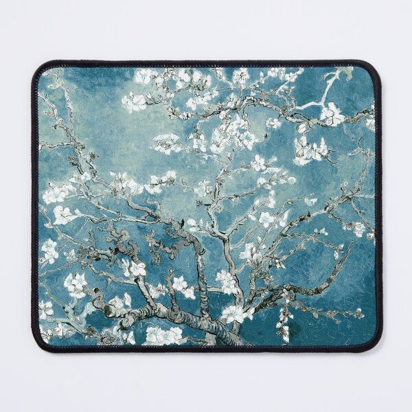 Item preview, Vincent Van Gogh Almond Blossoms Teal Elegance designed and sold by PureVintageLove.