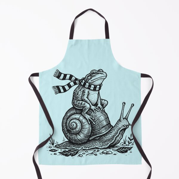 Item preview, Frog Riding Snail Funny Linocut Toad Weirdcore designed and sold by Y-Vibes.