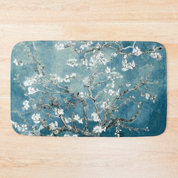 Item preview, Vincent Van Gogh Almond Blossoms Teal Elegance designed and sold by PureVintageLove.
