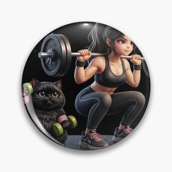 Item preview, Paws & Gains - Together Strong Cat Gym Workout designed and sold by thirtyonestars.
