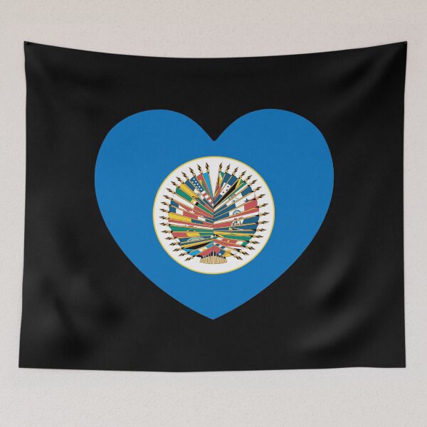 Item preview, Organization Of American States Flag Heart OAS designed and sold by shitpostee.