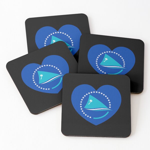 Item preview, Pacific Community Flag Heart PC designed and sold by shitpostee.