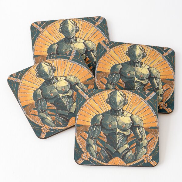 Item preview, Silver & Gold Hunk Golem Headphones Audiophile Warrior designed and sold by GooGoblin.