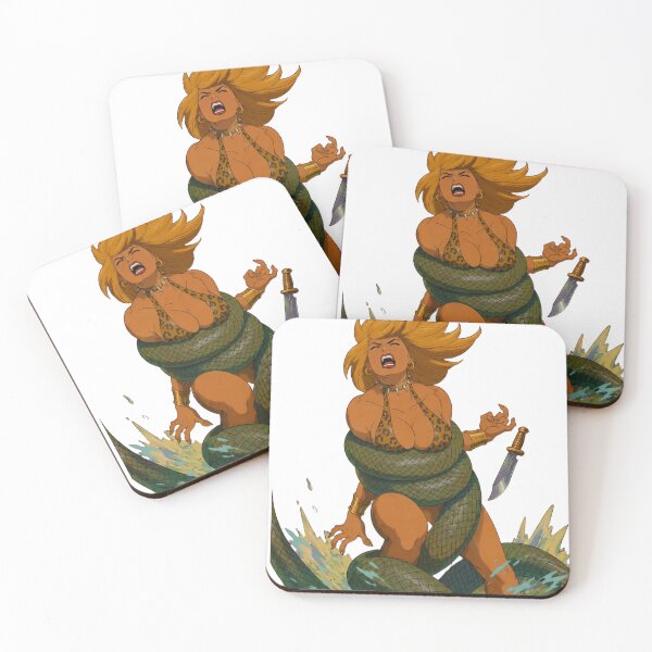 Item preview, Fantasy Jungle Warrior Fan Art | Snake Queen Adventure Art | Classic Western Animation Style designed and sold by  Hollow Moon Studios..