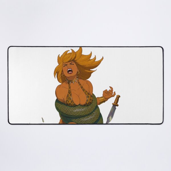 Item preview, Fantasy Jungle Warrior Fan Art | Snake Queen Adventure Art | Classic Western Animation Style designed and sold by Hollow Moon Studios..