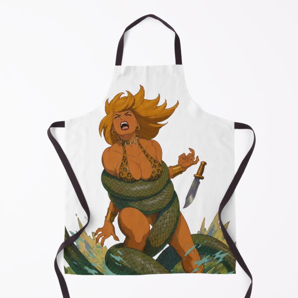 Item preview, Fantasy Jungle Warrior Fan Art | Snake Queen Adventure Art | Classic Western Animation Style designed and sold by Hollow Moon Studios..