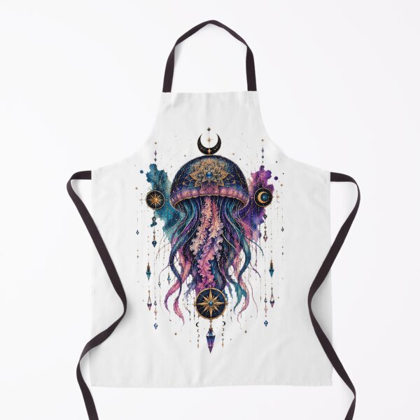 Item preview, Cosmic Celestial Jellyfish Art designed and sold by MyCalmDraw.