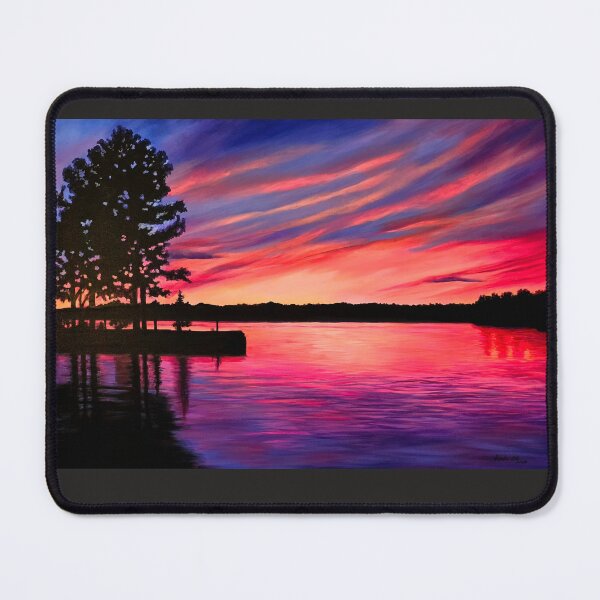 Item preview, Sunset at Lake Auman North Carolina designed and sold by Sandra Lett.