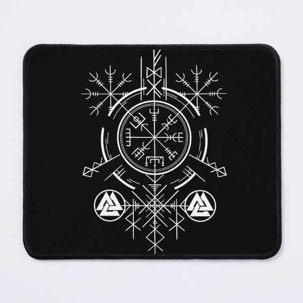 Item preview, Nordic Symbols Vegvisir and Valknut| Nordic Gifts For Vikings designed and sold by BrokenLabel.