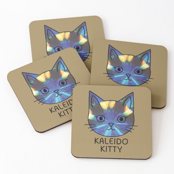 Item preview, Kaleido Kitty Kaleidoscope Cat designed and sold by glowvim.