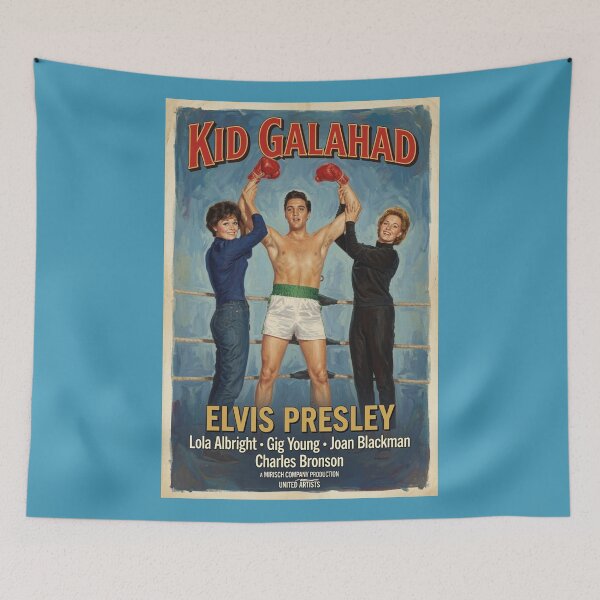 Item preview, ​Elvis Presley Kid Galahad 1962 Vintage Boxing Movie Poster designed and sold by ElvisVintagePosters.