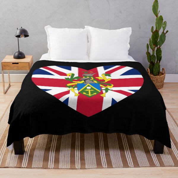 Item preview, Pitcairn Islands Flag Heart PN designed and sold by shitpostee.