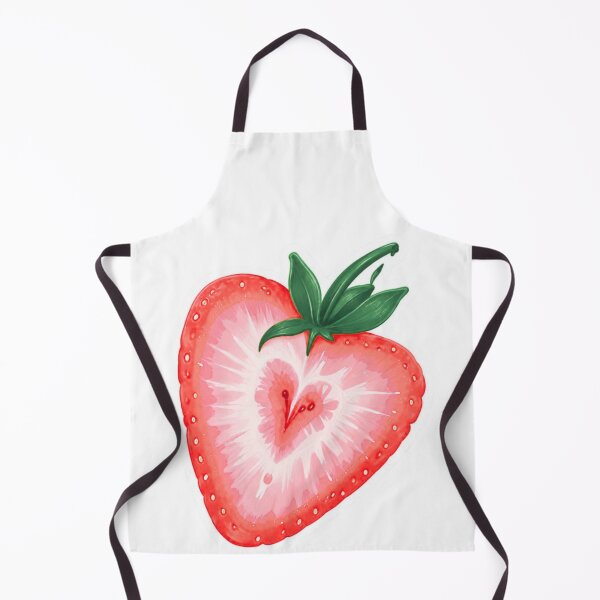 Item preview, Cute Heart Strawberry Watercolor Sticker designed and sold by YS-ink.