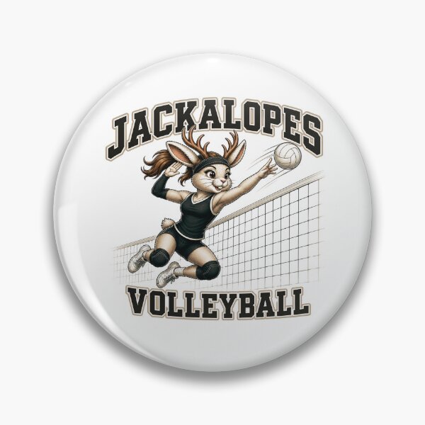Item preview, Jackalopes Volleyball | Vintage Varsity Volleyball Mascot T-Shirt | Cute Jackalope Sports Design designed and sold by Clint Reno Designs.