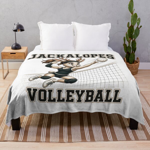 Item preview, Jackalopes Volleyball | Vintage Varsity Volleyball Mascot T-Shirt | Cute Jackalope Sports Design designed and sold by Clint Reno Designs.